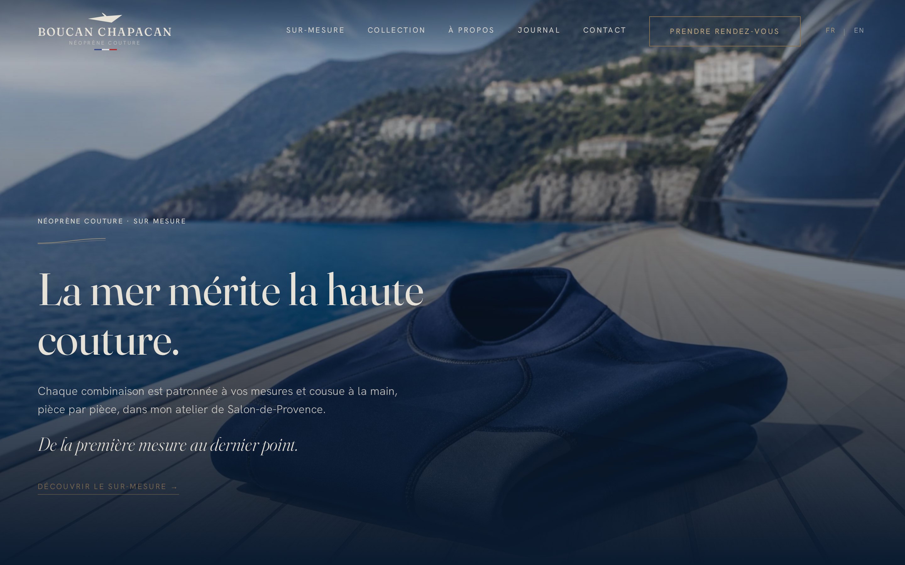 Site web Boucan Chapacan réalisé par Siloé Studio